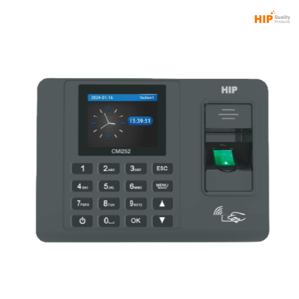 เครื่องสแกนลายนิ้วมือ HIP รุ่น CMI252 สีดำ